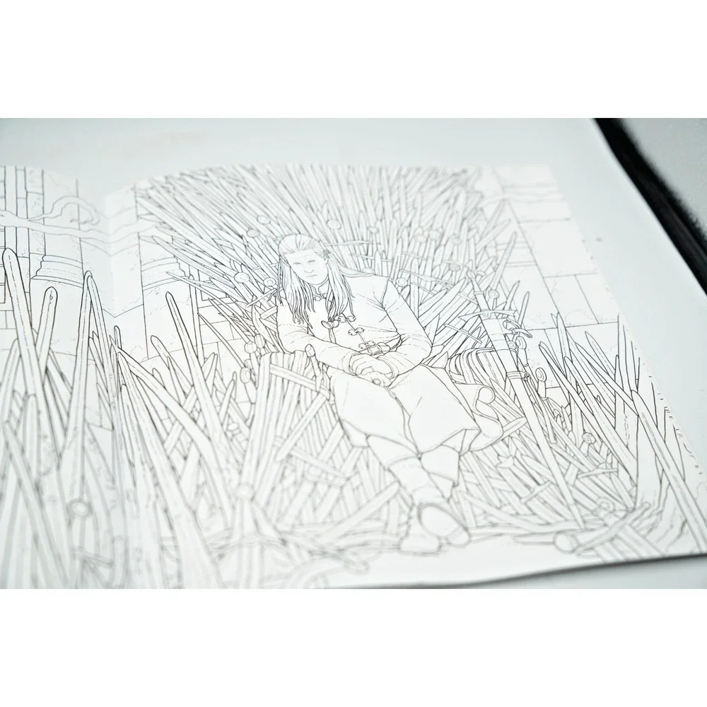 House of the Dragon Official‎ Coloring Book Game of Thrones HBO 2024